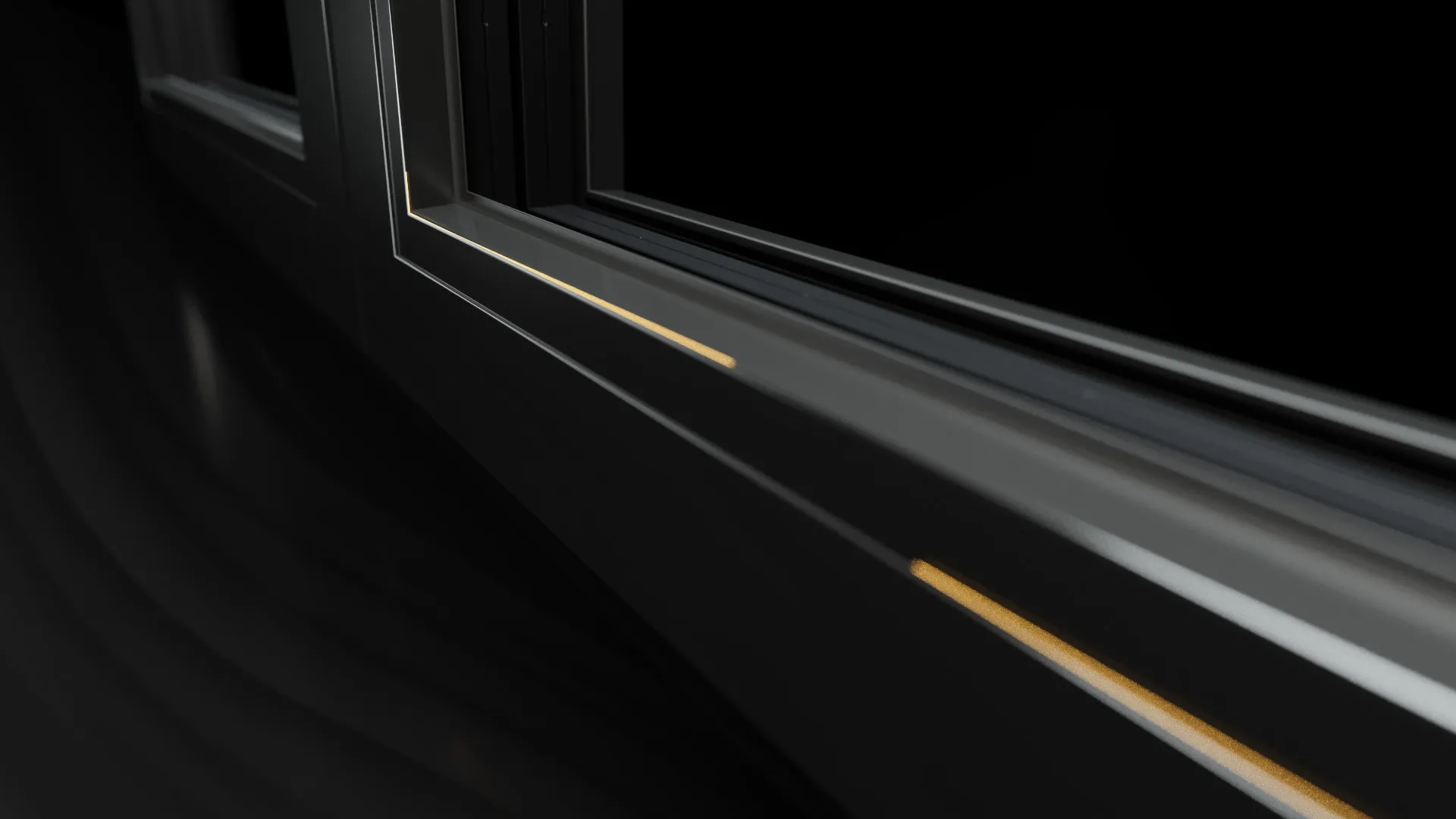 Produkt-Render — Iglo Edge (Profilquerschnitt)