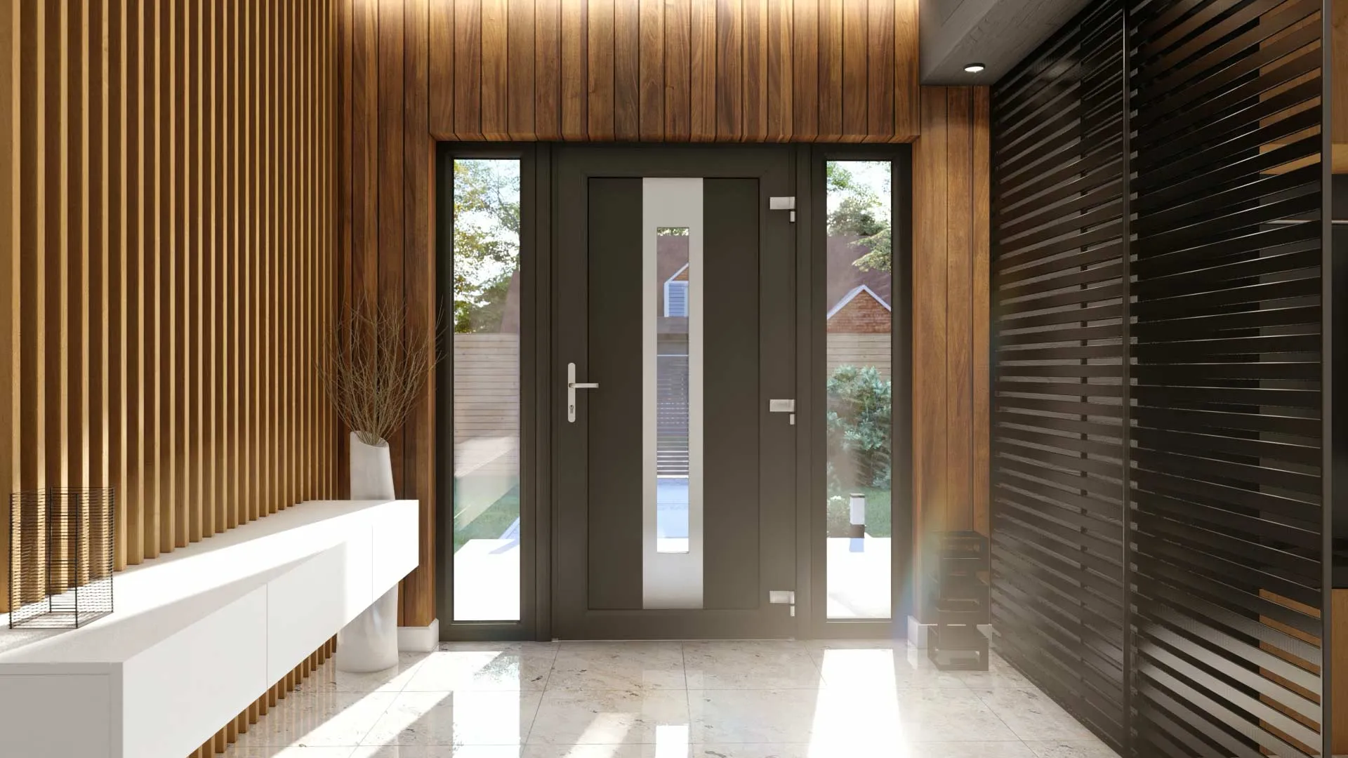 Produkt-Render — Iglo Energy Kunststoff-Haustür