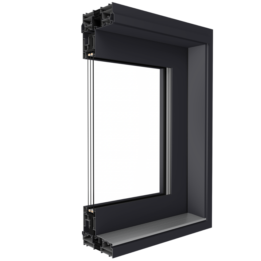 Produkt-Render — MB-77HS HI Hebe-Schiebe-Tür
