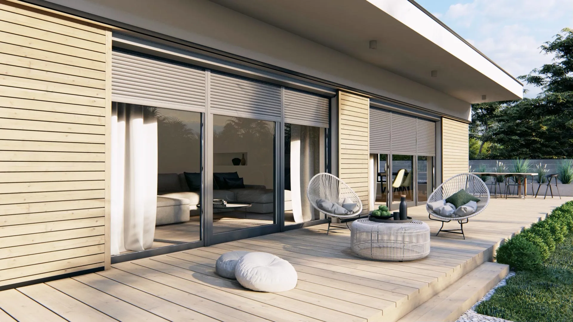 Produkt-Render — Aluminium-Rollladen